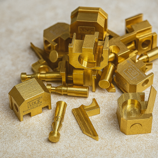 In Stock: 04 Glock Switch: Gold color - Glock Switches | Indiana Gun Shop