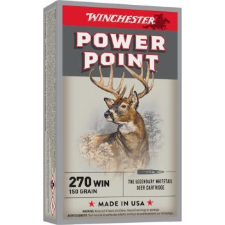 Winchester Power Point 270 Winchester Ammo 150 Grain Jacketed Soft Point 200rounds - Fast Ship - Ammunition | Indiana Gun Shop
