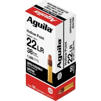 Aguila Super Extra High Velocity 22LR Ammo 38 Grain Plated Hollow Point - Glock Switches | Indiana Gun Shop