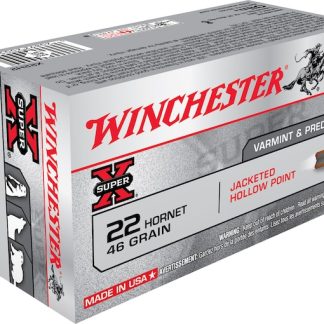 Buy Winchester Super X 22 Hornet Ammo 46 Grain Jacketed Hollow Point  200 rounds - Ammunition | Indiana Gun Shop