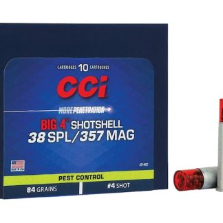 Get CCI Big 4 Shotshell 38 Special Ammo 84 Grain Lead Shot 200 rounds Online - Handguns | Indiana Gun Shop