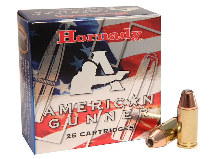Buy Hornady American Gunner 9mm Luger +P Ammo 124 Grain Hornady XTP Jacketed Hollow Point 500 rounds Buy Hornady American Gunner 9mm Luger +P Ammo 124 Grain Hornady XTP Jacketed Hollow Point 500 rounds - Ammunition - Indiana Gun Shop