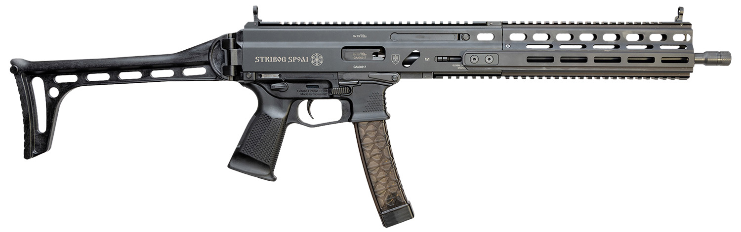 Grand Power Stribog SP9A1 9mm 16″ 30+1 Side-Folding Black Grand Power Stribog SP9A1 9mm 16″ 30+1 Side-Folding Black - Semi Auto Rifles - Indiana Gun Shop