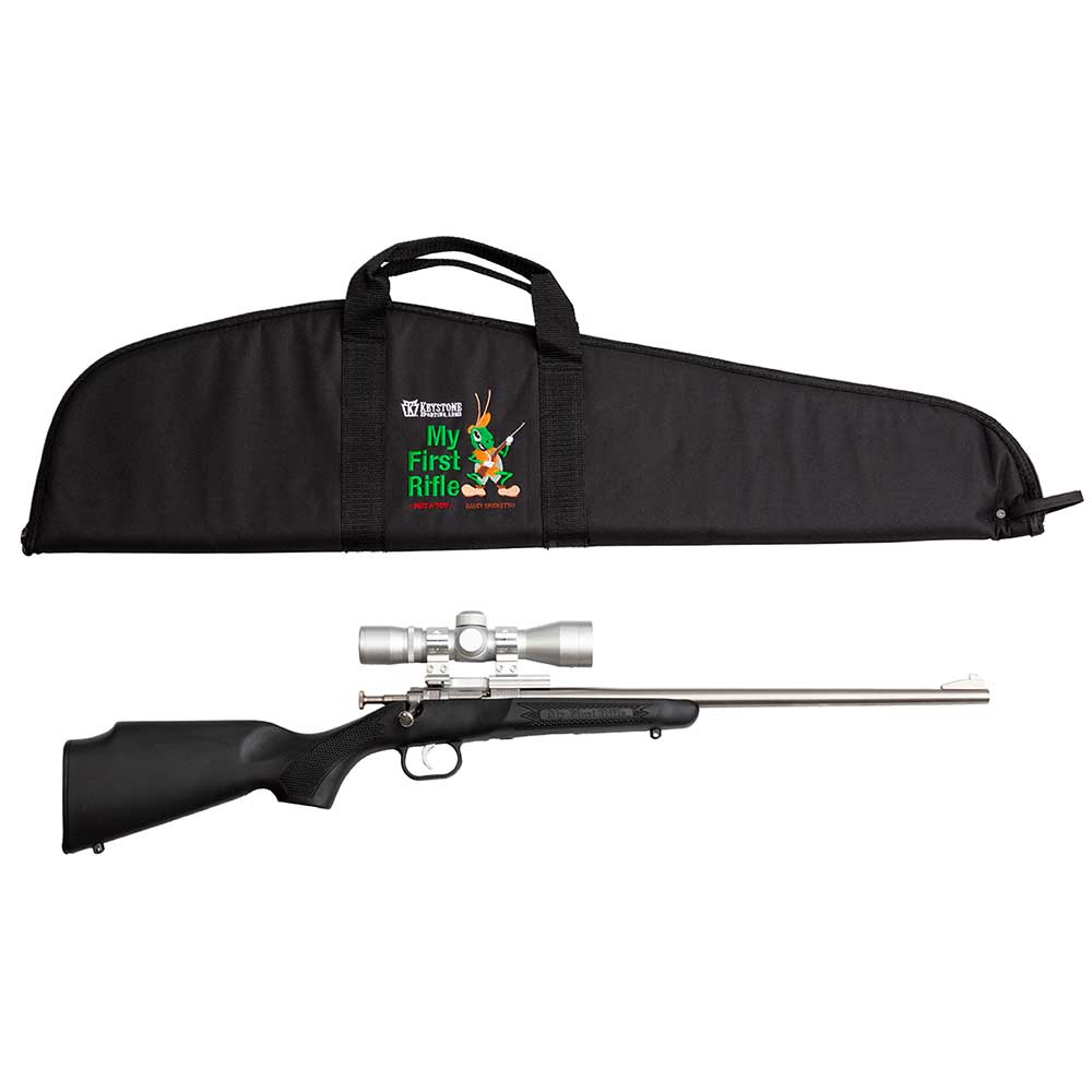 Keystone Crickett My First Rifle Package 22 LR 16.10 in SS Keystone Crickett My First Rifle Package 22 LR 16.10 in SS - Bolt Action Rifles - Indiana Gun Shop