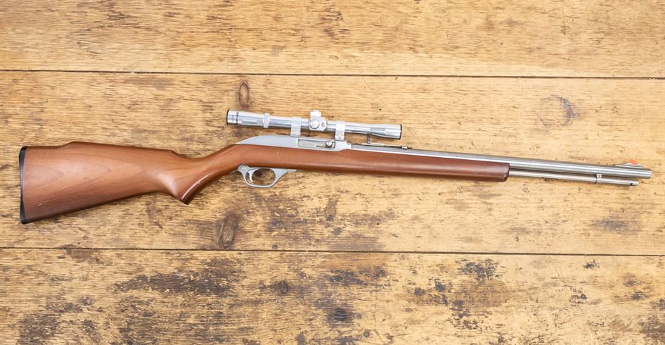 Marlin Model 60 22LR Police Trade-in Semi-Auto Rifle with Scope Marlin Model 60 22LR Police Trade-in Semi-Auto Rifle with Scope - Marlin Used Gun Collection - Indiana Gun Shop